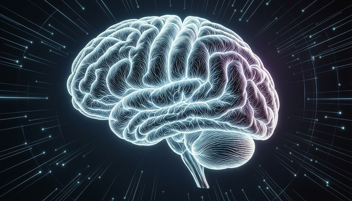 artificial intelligence neural network abstract brain