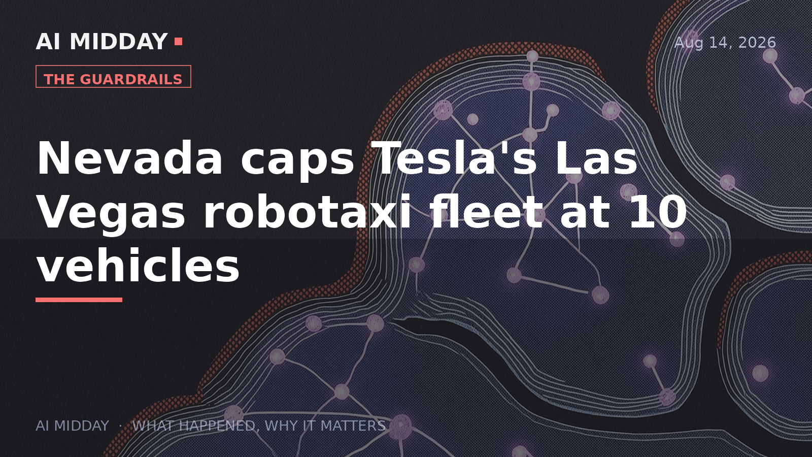 Nevada caps Tesla's Las Vegas robotaxi fleet at 10 vehicles