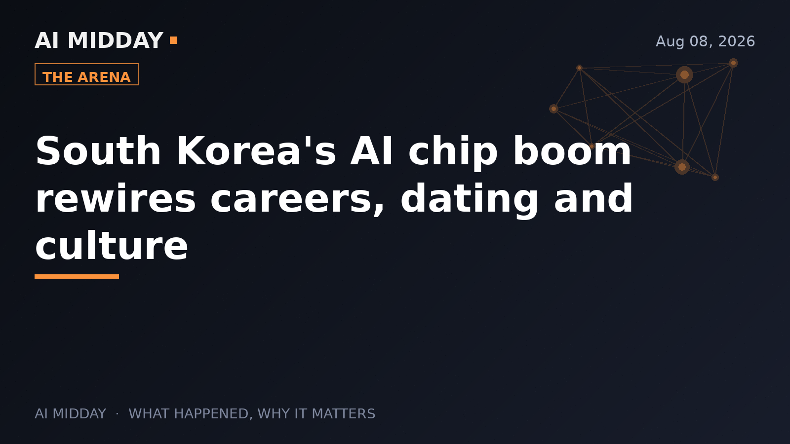 South Korea's AI chip boom rewires careers, dating and culture