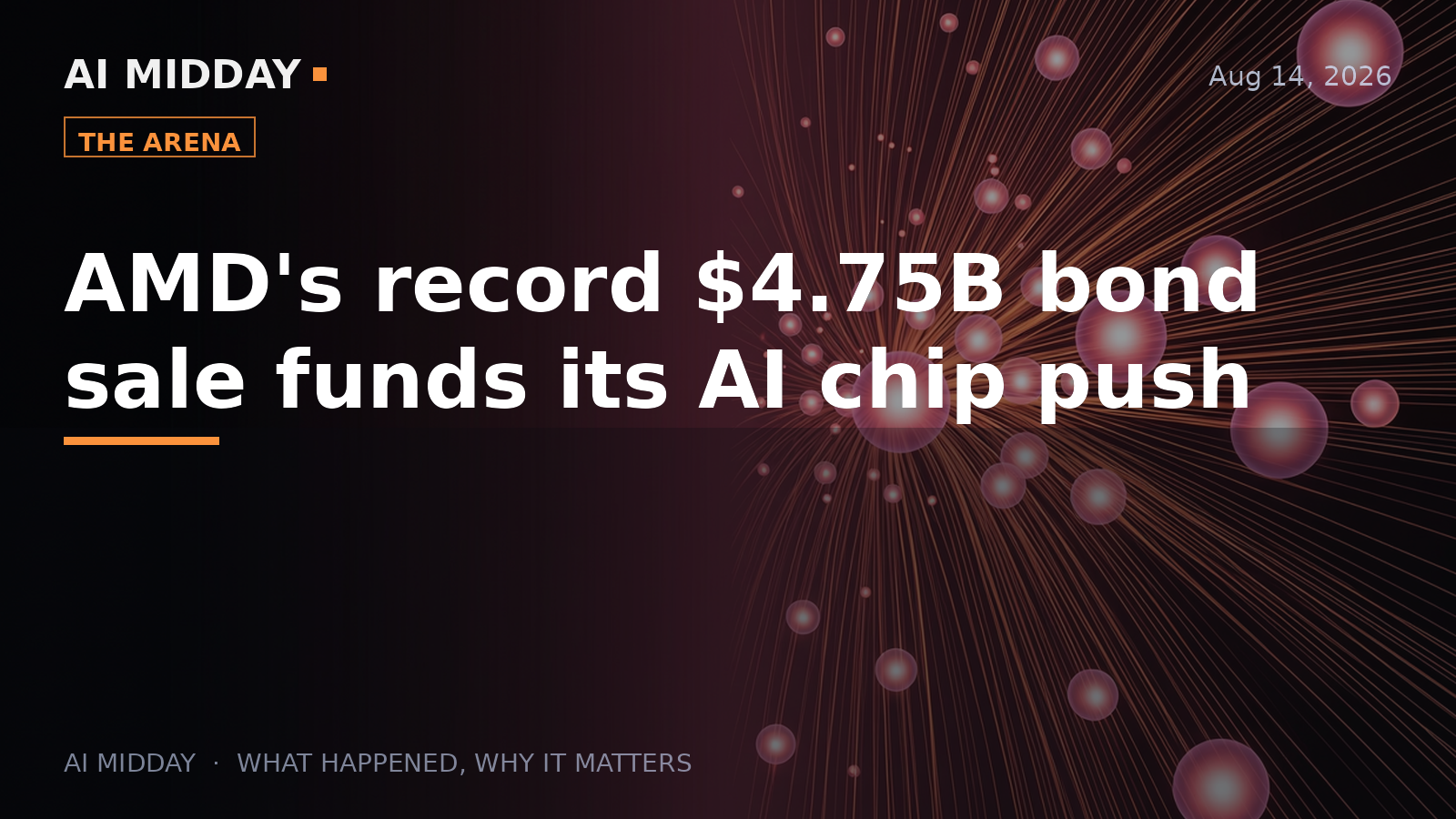 AMD's record $4.75B bond sale funds its AI chip push