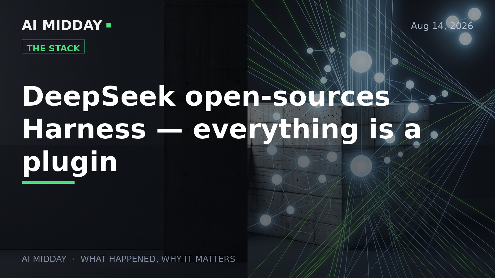 DeepSeek open-sources Harness — everything is a plugin