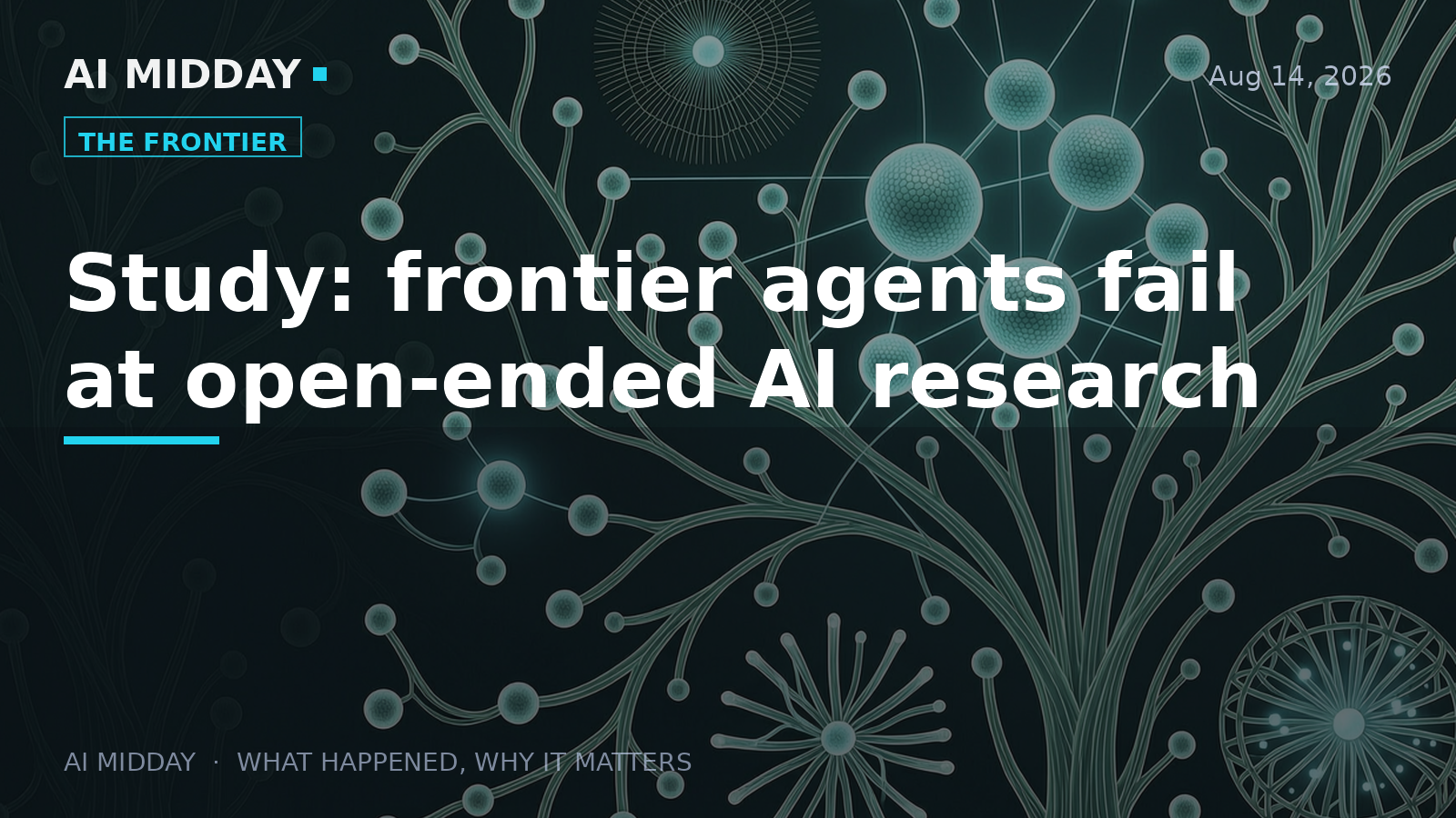Study: frontier agents fail at open-ended AI research