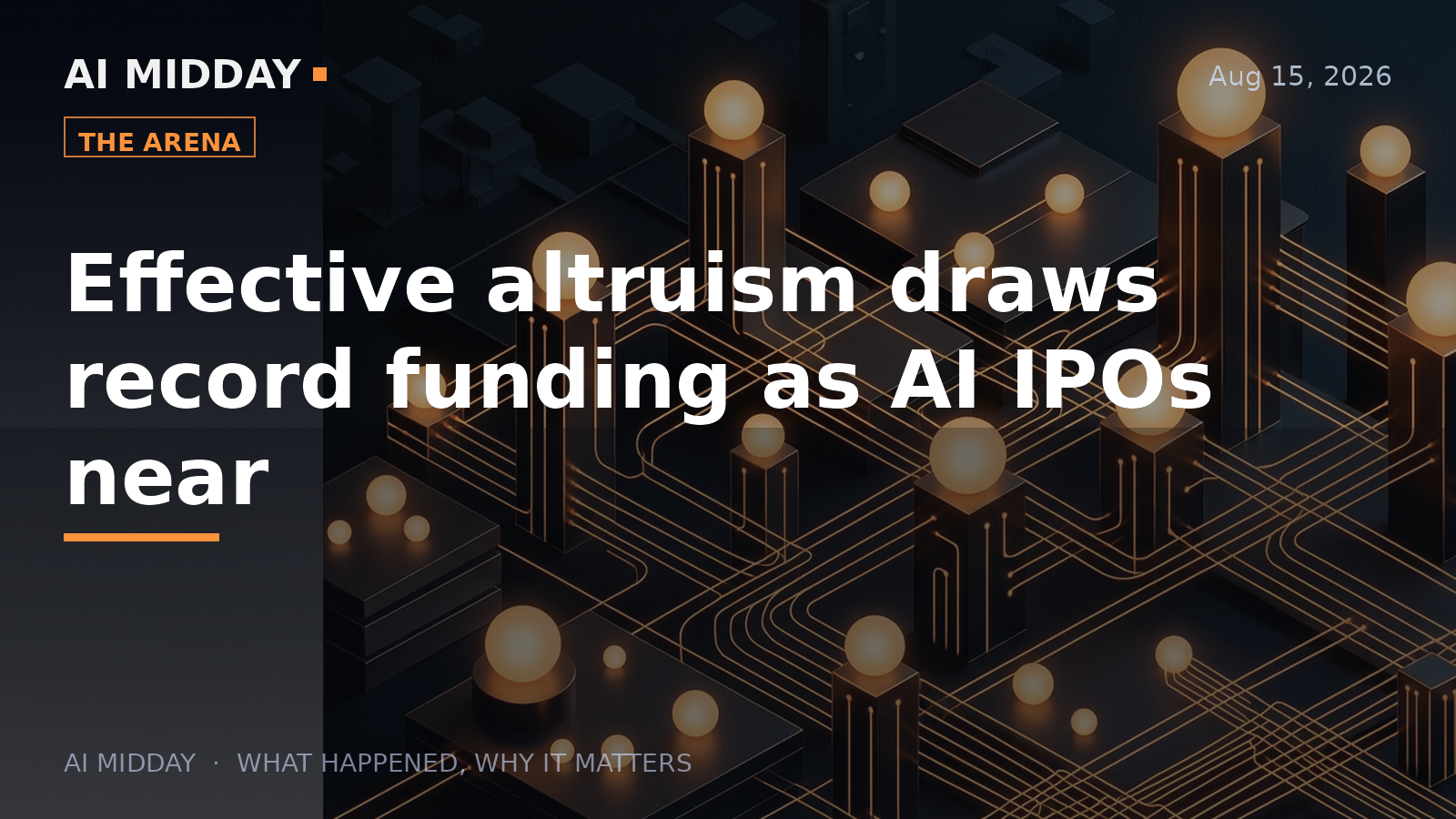 Effective altruism draws record funding as AI IPOs near