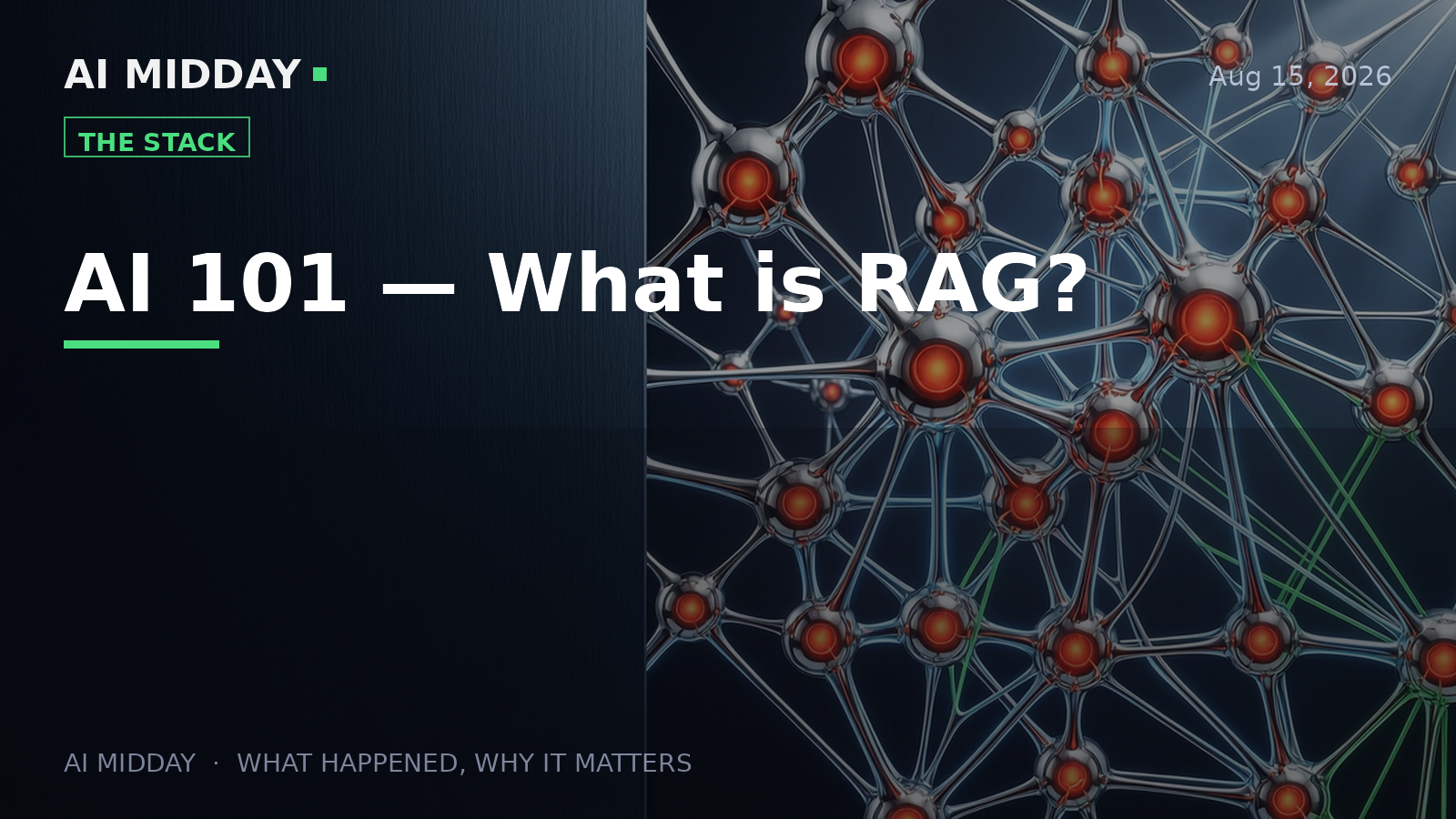 AI 101 — What is RAG?