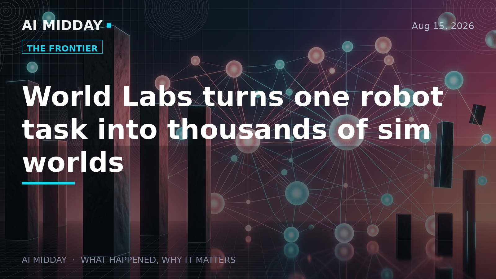 World Labs turns one robot task into thousands of sim worlds