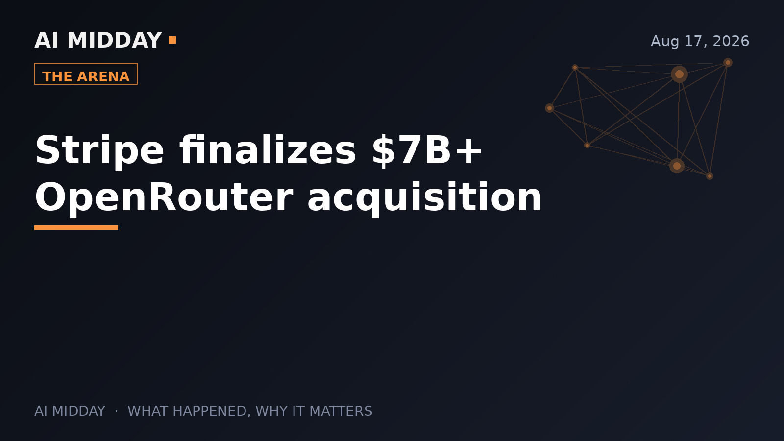 Stripe finalizes $7B+ OpenRouter acquisition
