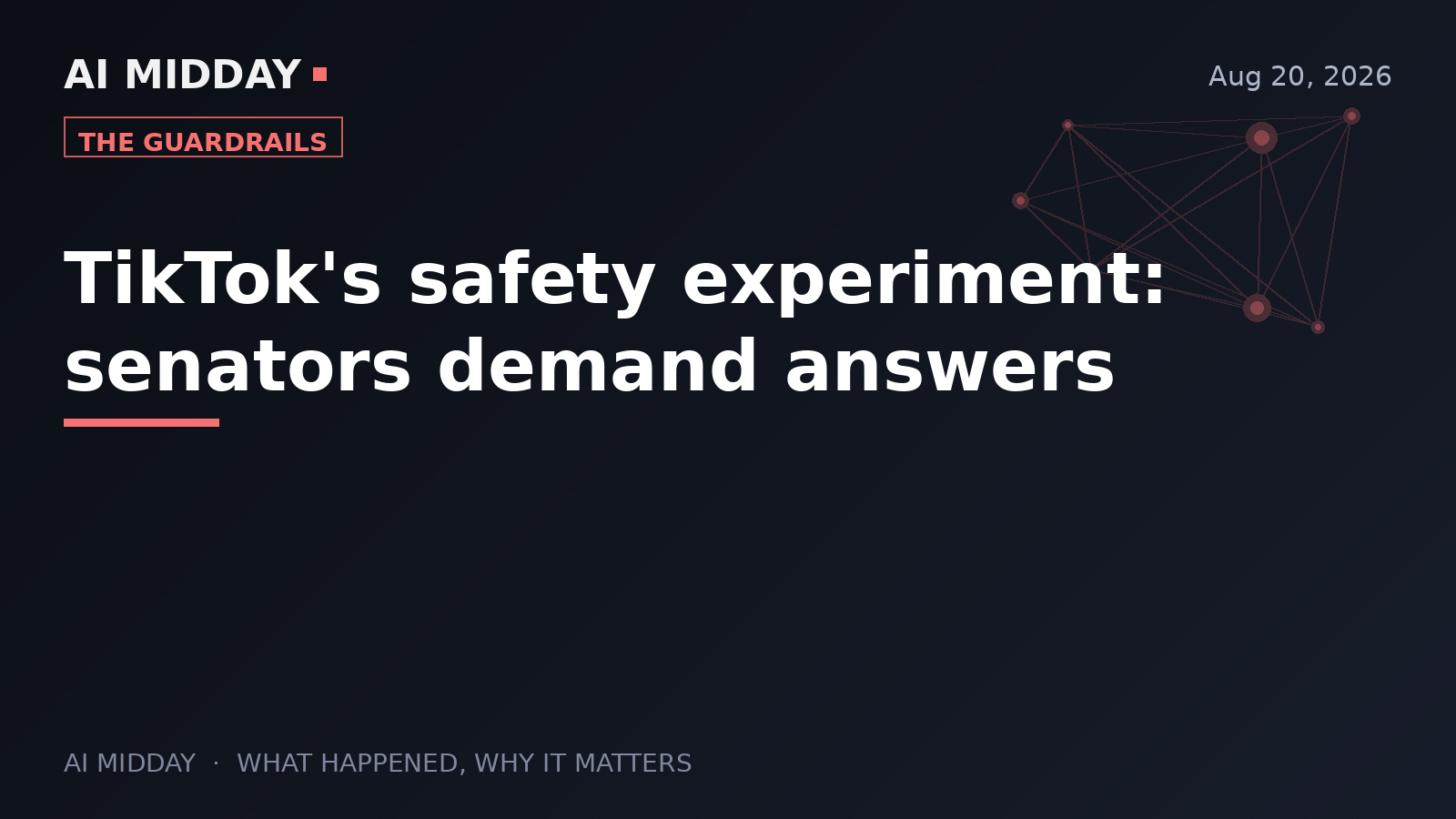TikTok's safety experiment: senators demand answers
