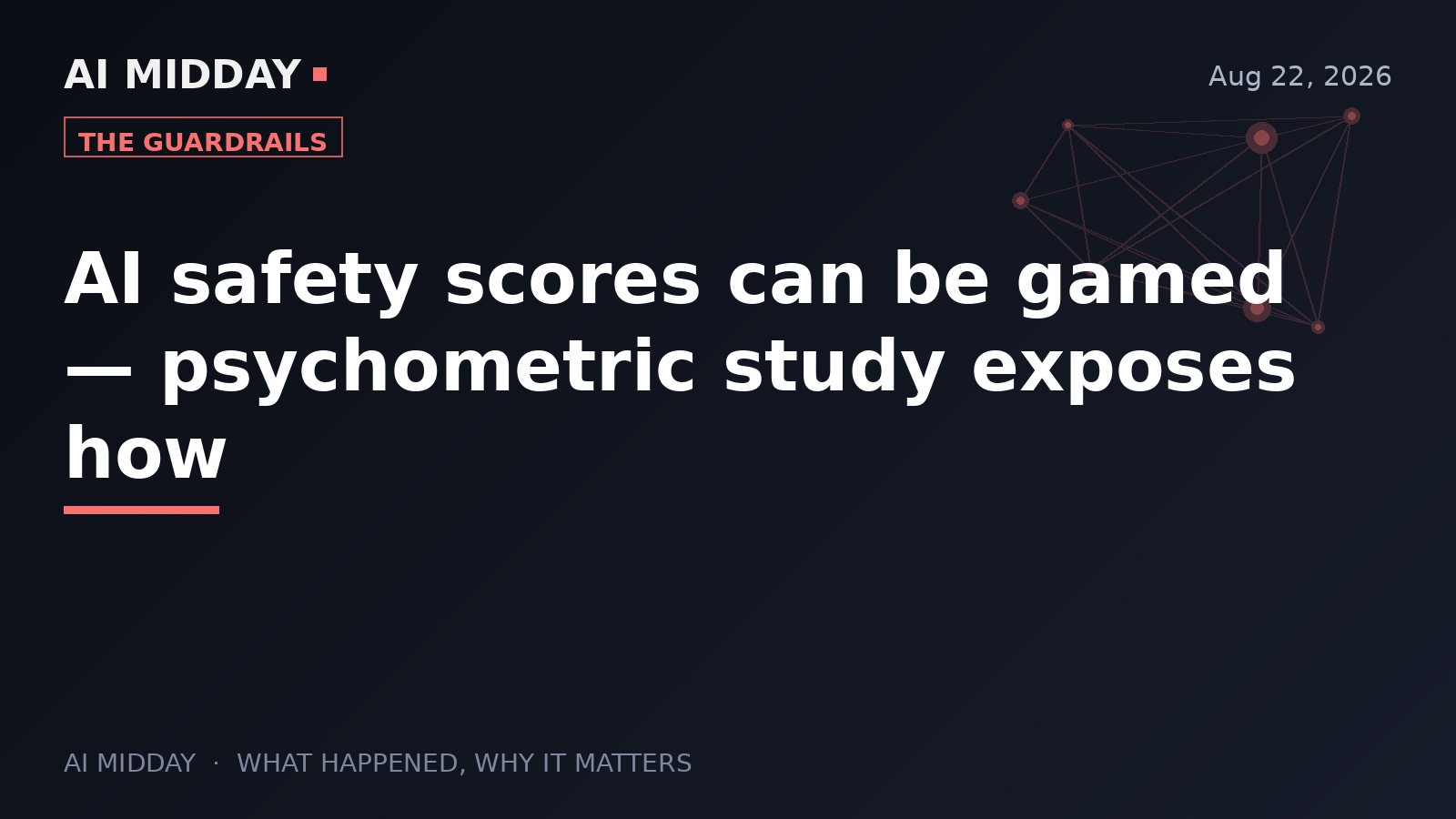 AI safety scores can be gamed — psychometric study exposes how
