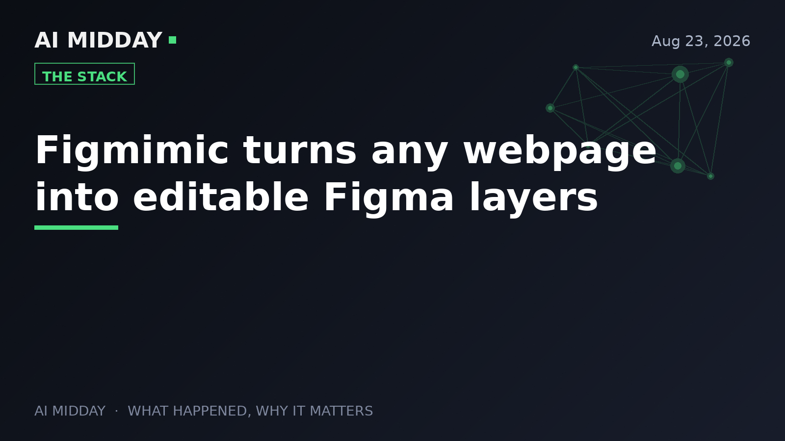 Figmimic turns any webpage into editable Figma layers