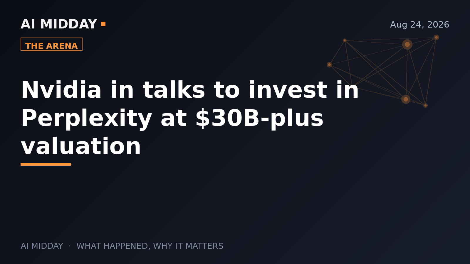 Nvidia in talks to invest in Perplexity at $30B-plus valuation