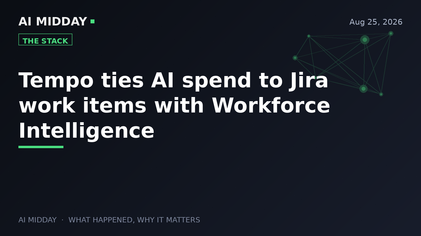 Tempo ties AI spend to Jira work items with Workforce Intelligence