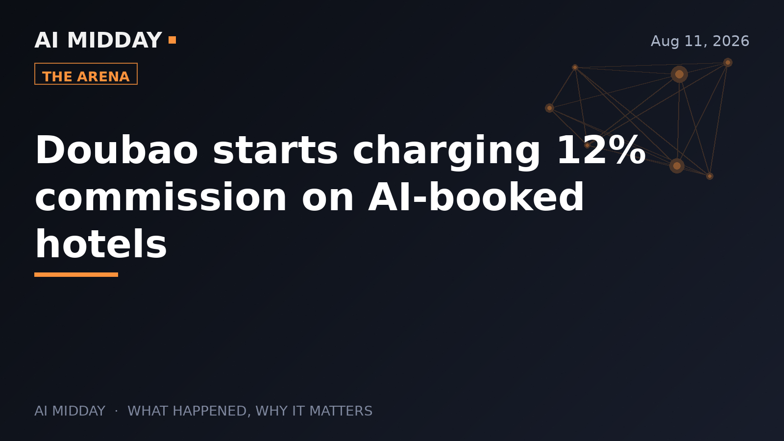 Doubao starts charging 12% commission on AI-booked hotels