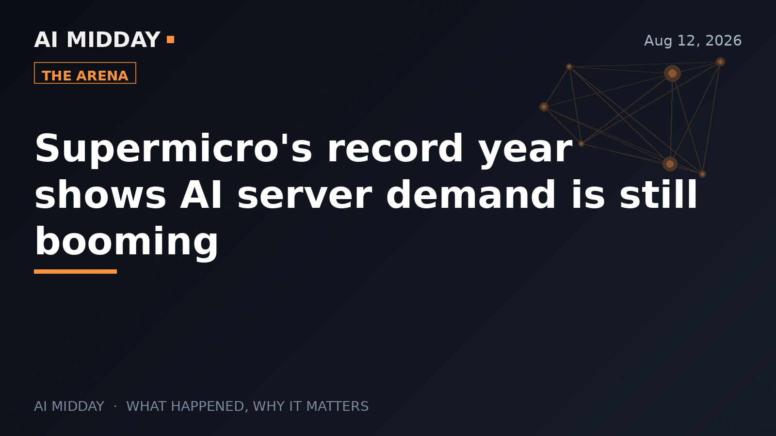 Supermicro's record year shows AI server demand is still booming