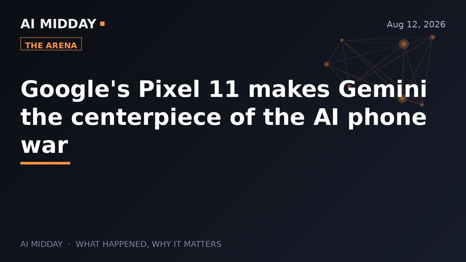 Google's Pixel 11 makes Gemini the centerpiece of the AI phone war