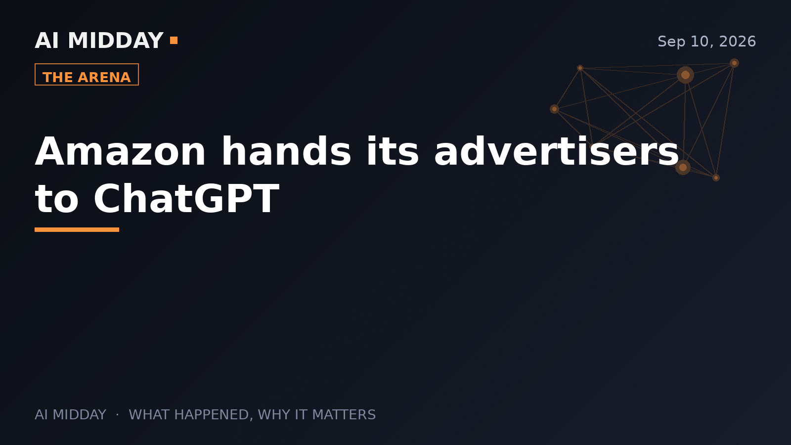 Amazon hands its advertisers to ChatGPT