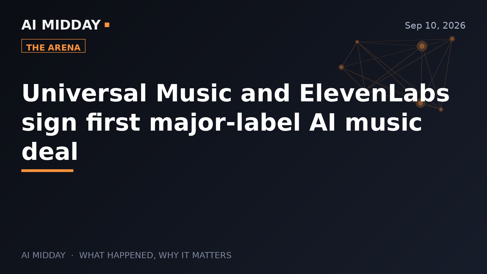 Universal Music and ElevenLabs sign first major-label AI music deal