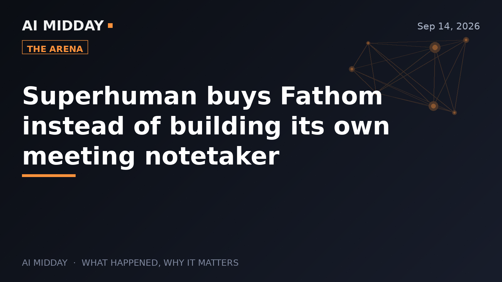 Superhuman buys Fathom instead of building its own meeting notetaker