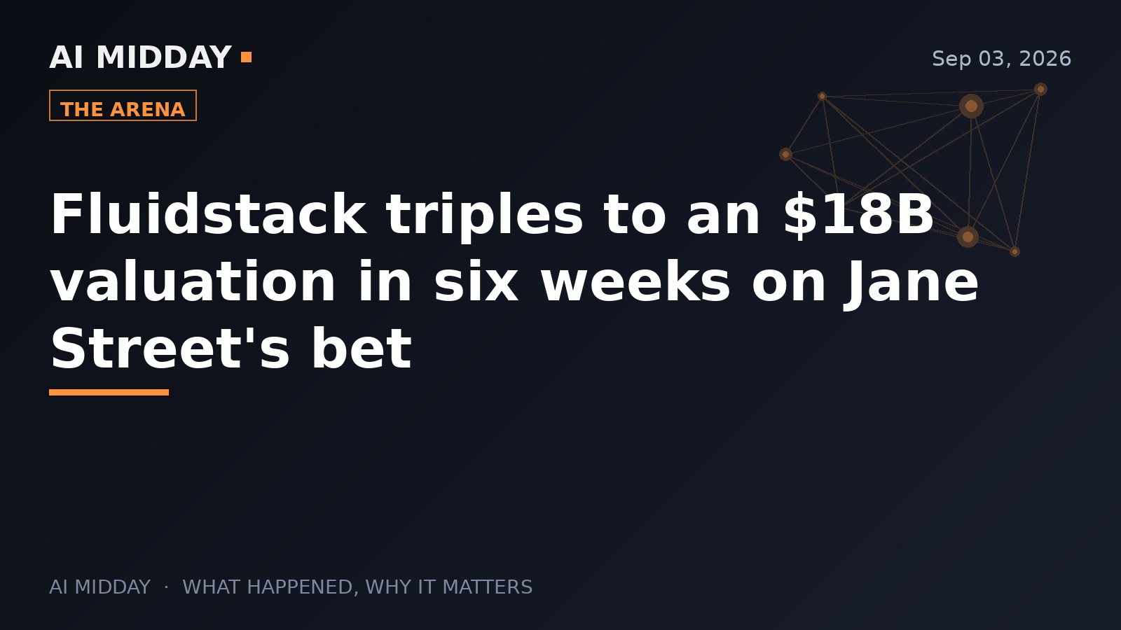 Fluidstack triples to an $18B valuation in six weeks on Jane Street's bet