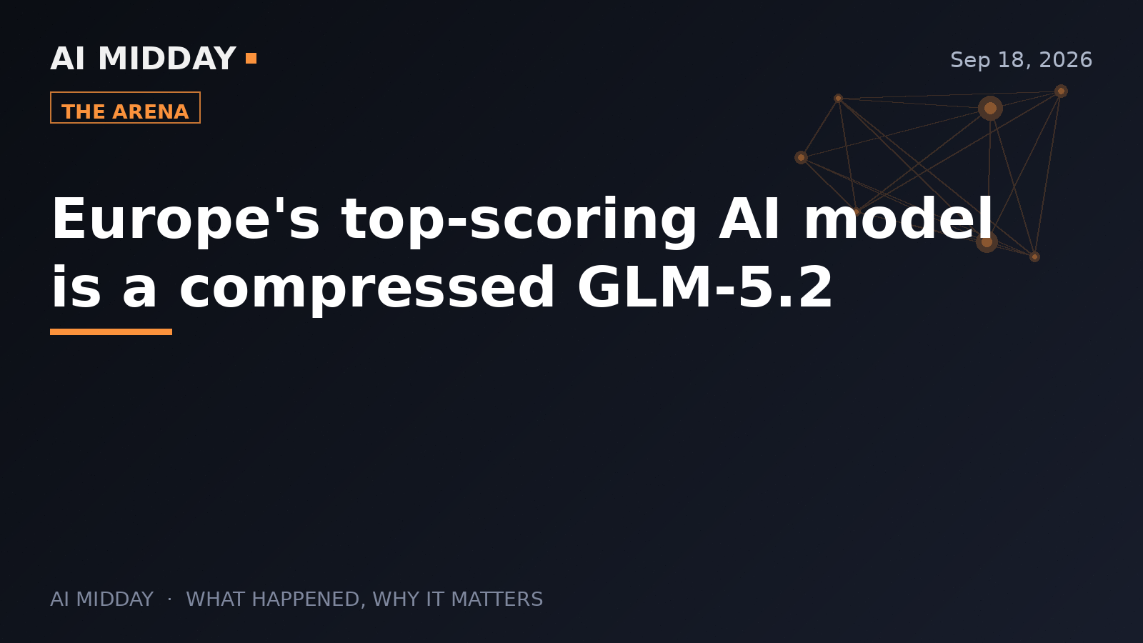 Europe's top-scoring AI model is a compressed GLM-5.2