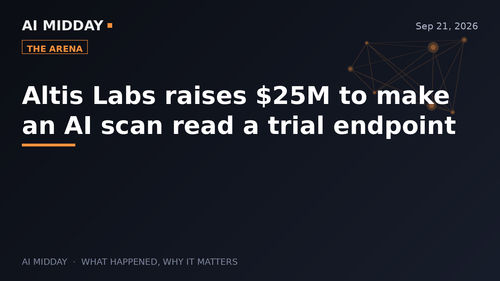 Altis Labs raises $25M to make an AI scan read a trial endpoint