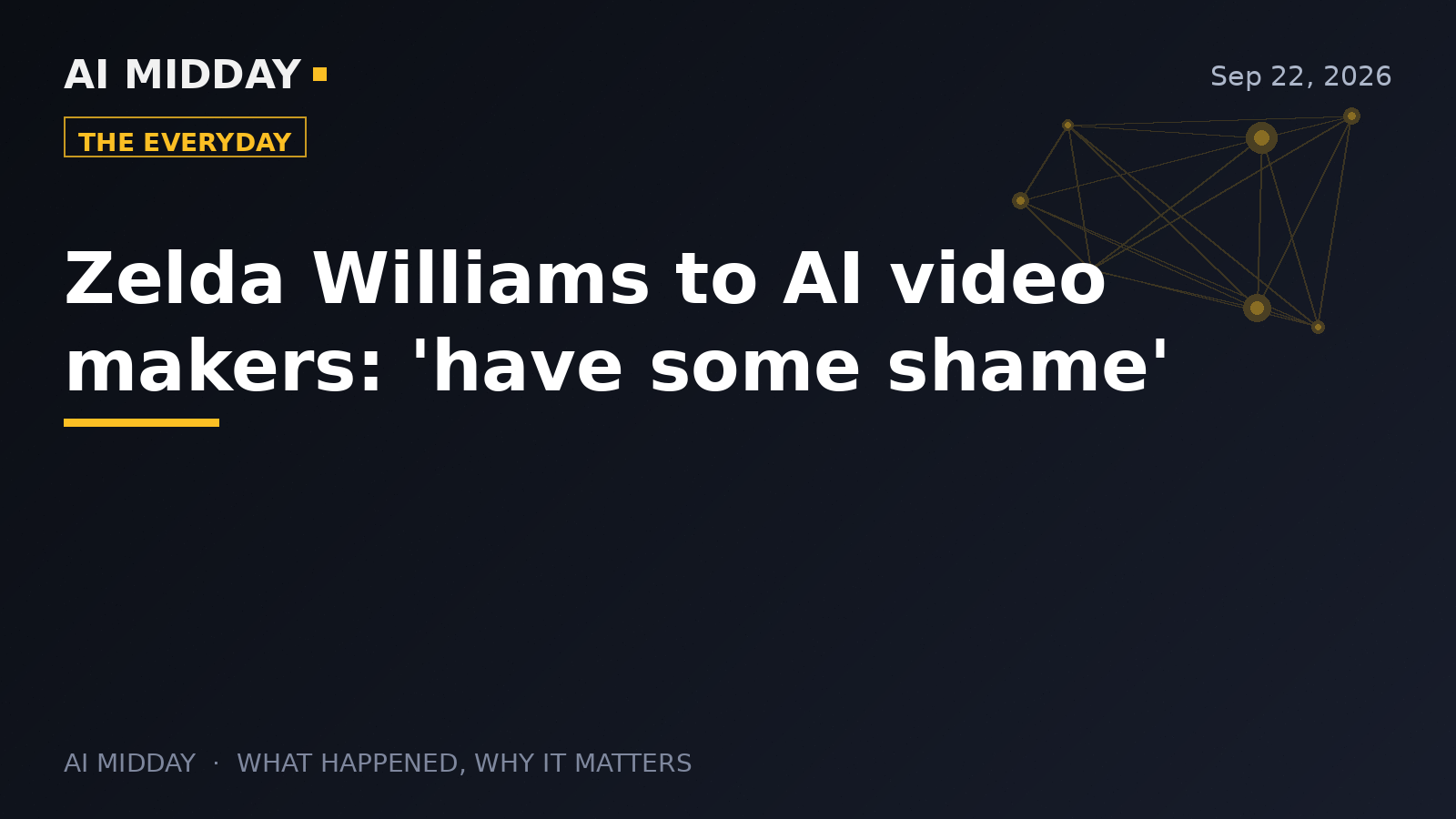 Zelda Williams to AI video makers: 'have some shame'