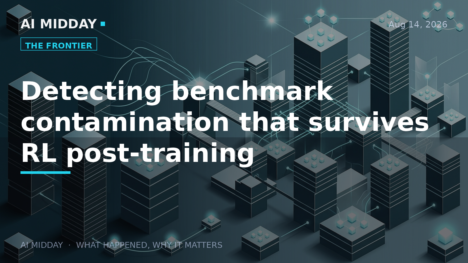 Detecting benchmark contamination that survives RL post-training