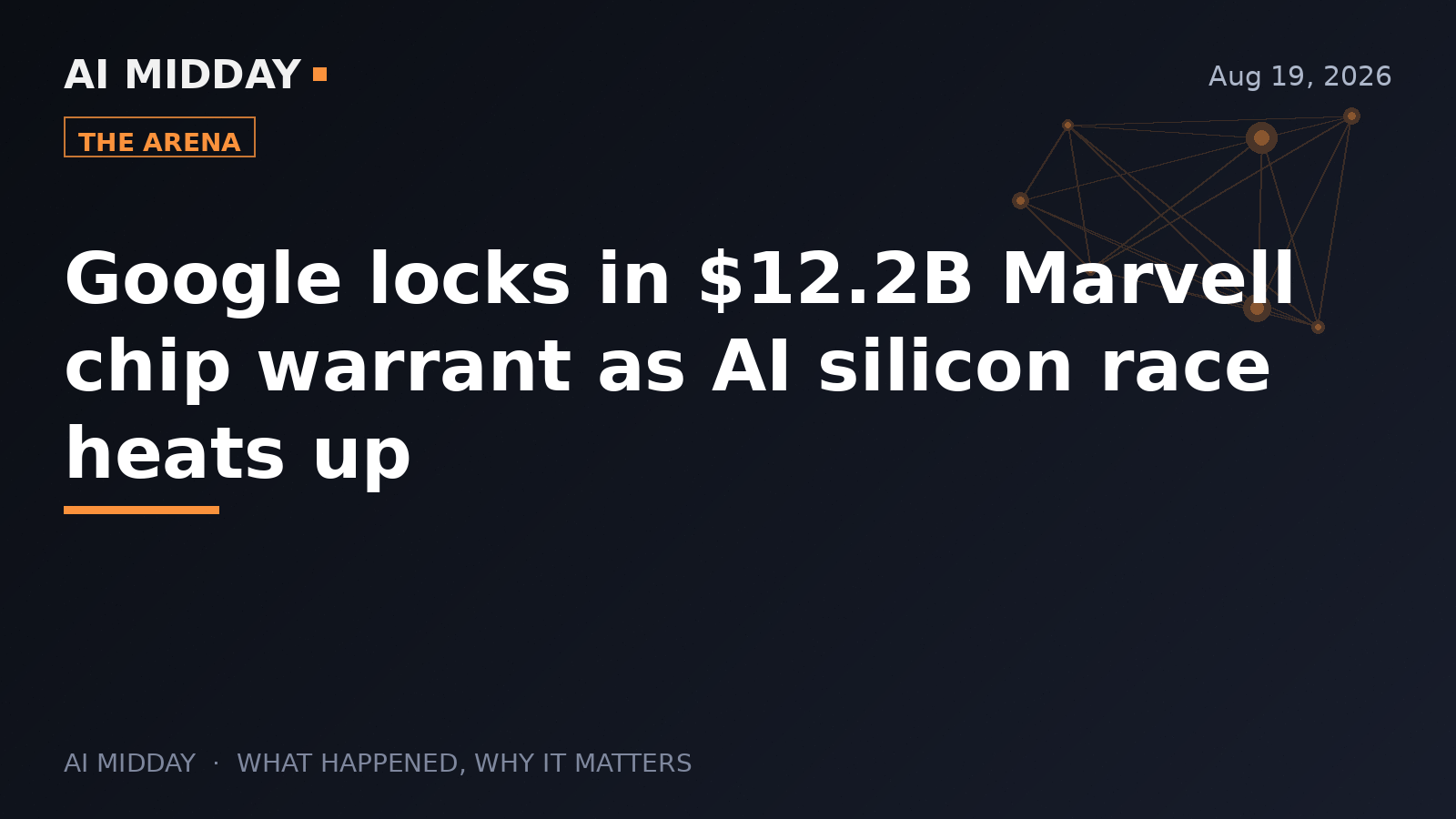Google locks in $12.2B Marvell chip warrant as AI silicon race heats up