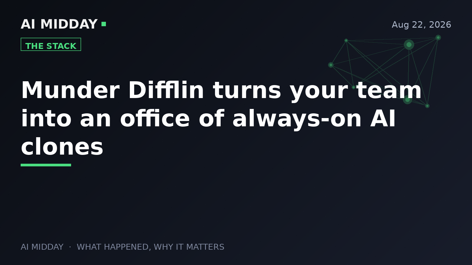 Munder Difflin turns your team into an office of always-on AI clones