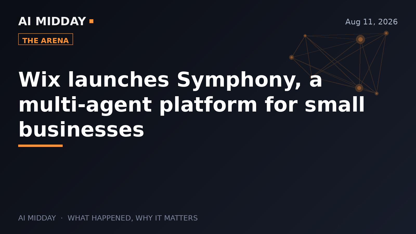 Wix launches Symphony, a multi-agent platform for small businesses