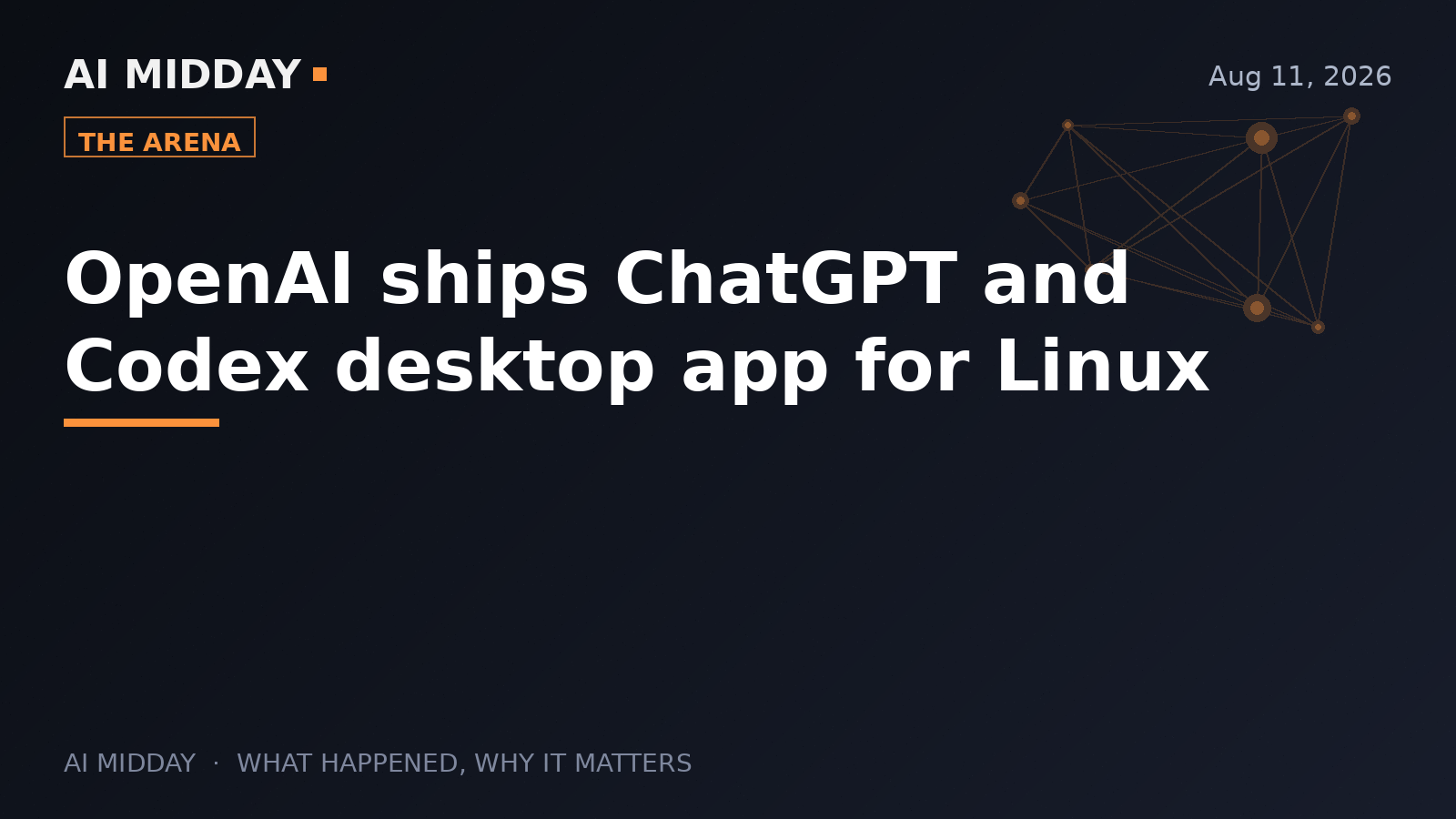 OpenAI ships ChatGPT and Codex desktop app for Linux