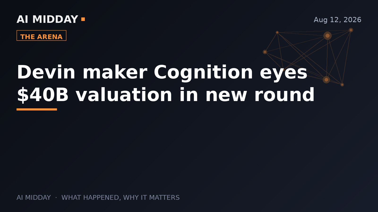 Devin maker Cognition eyes $40B valuation in new round