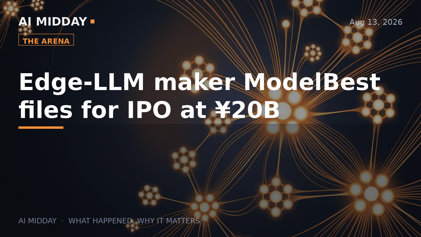 Edge-LLM maker ModelBest files for IPO at ¥20B