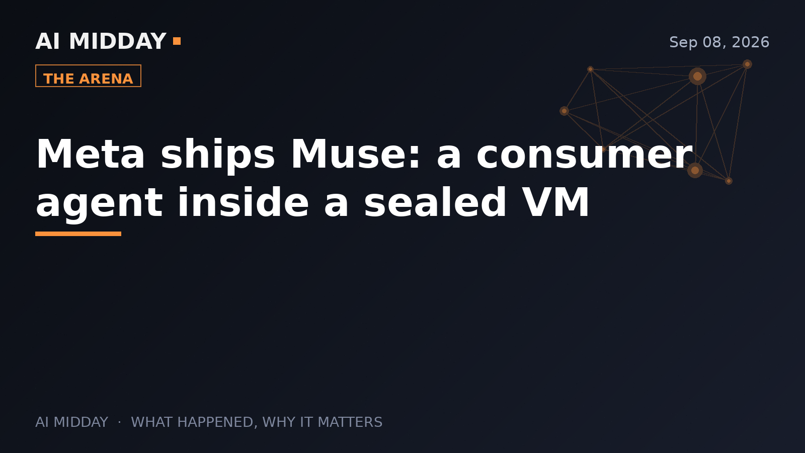 Meta ships Muse: a consumer agent inside a sealed VM