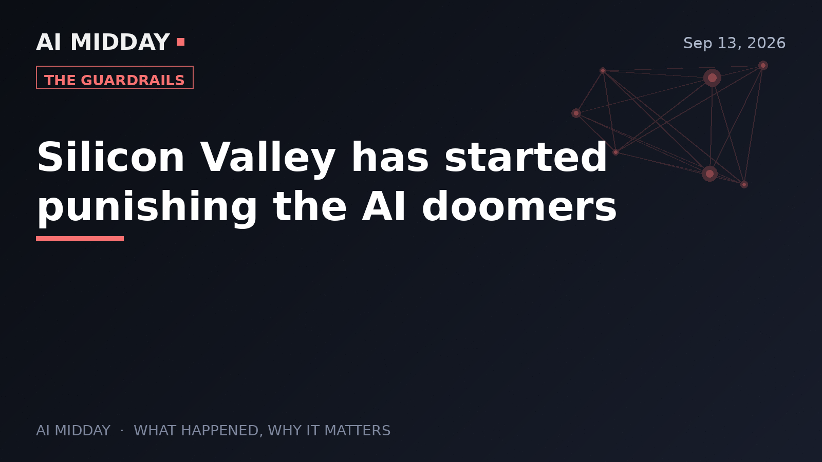 Silicon Valley has started punishing the AI doomers