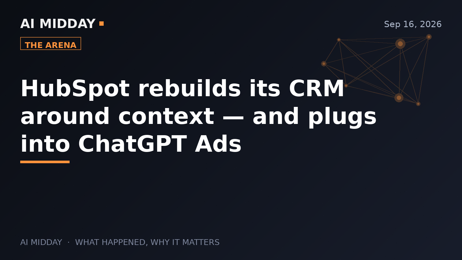 HubSpot rebuilds its CRM around context — and plugs into ChatGPT Ads