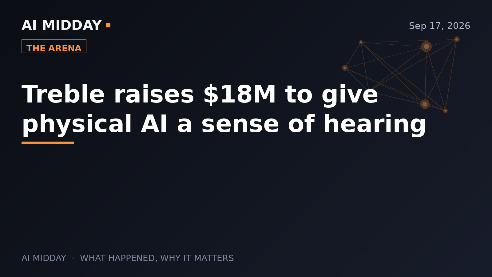 Treble raises $18M to give physical AI a sense of hearing