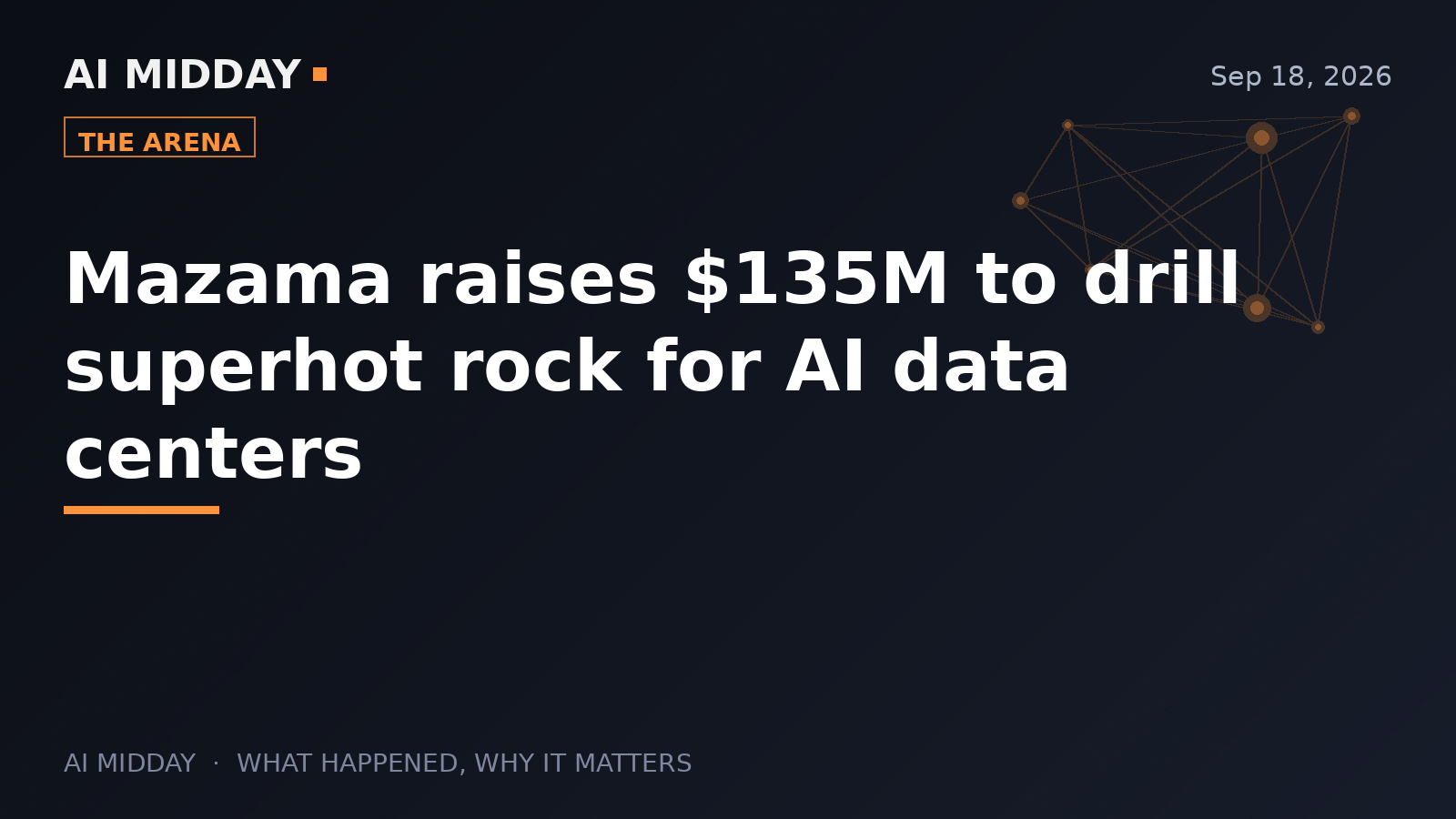 Mazama raises $135M to drill superhot rock for AI data centers