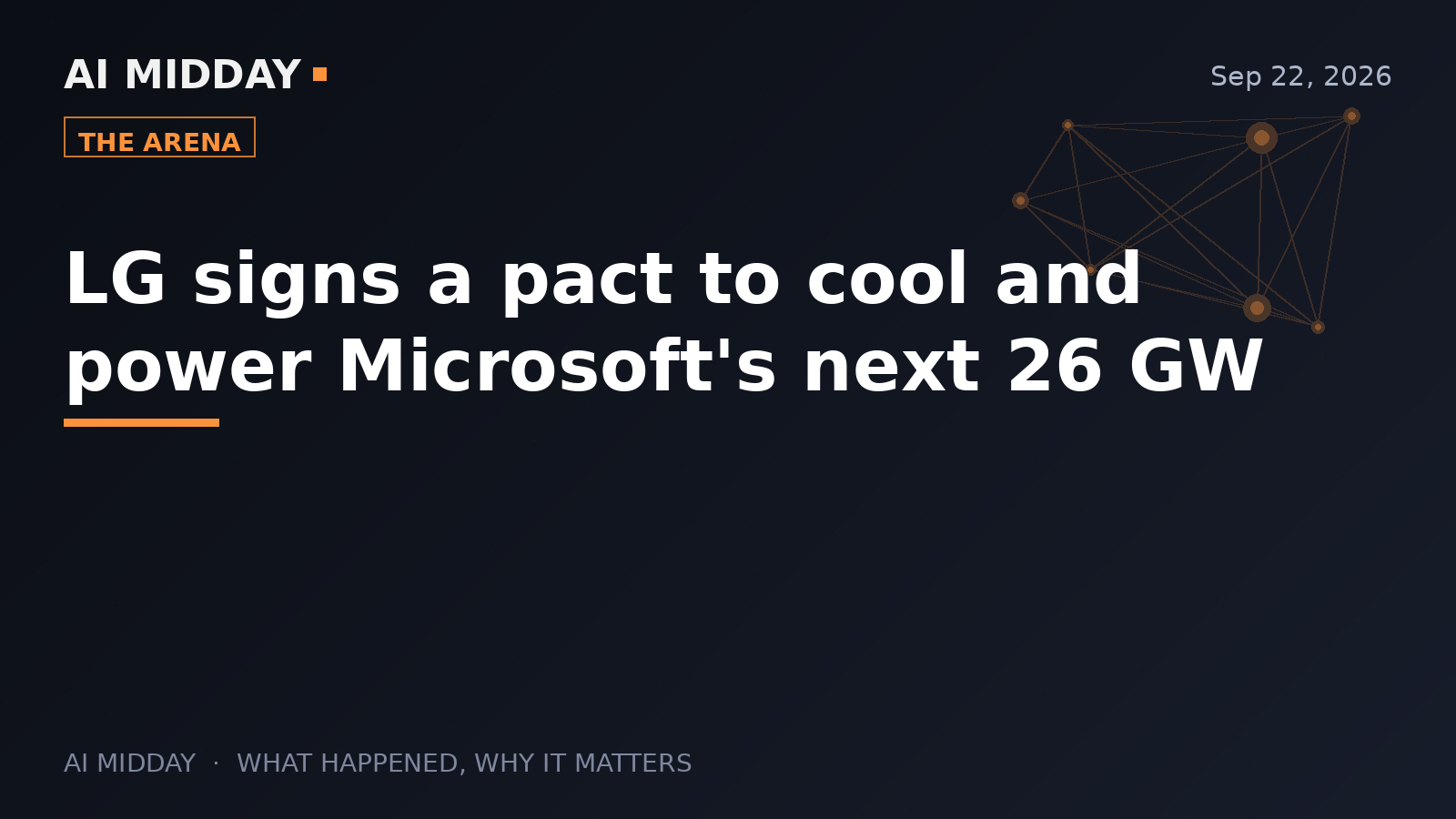 LG signs a pact to cool and power Microsoft's next 26 GW