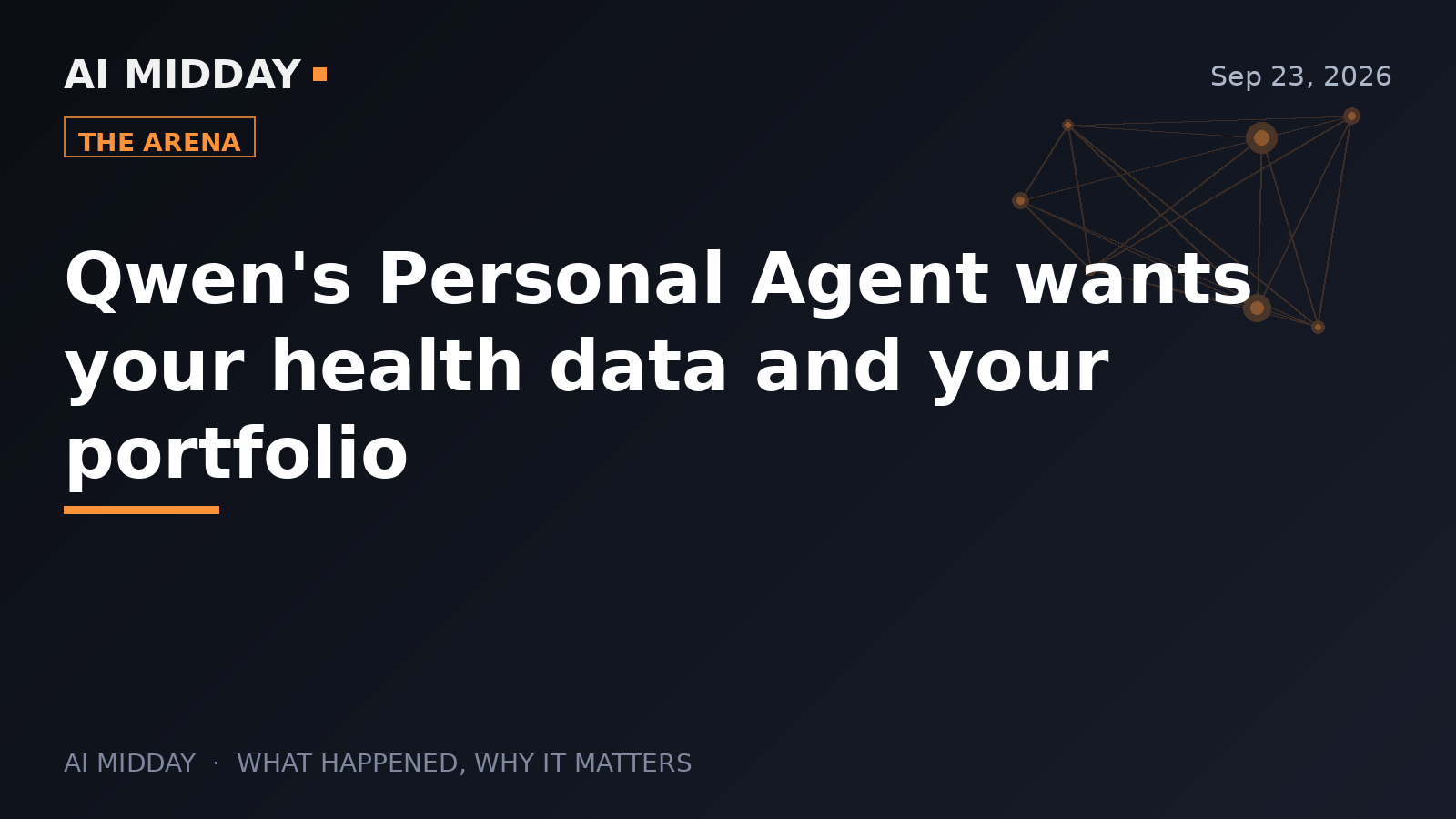 Qwen's Personal Agent wants your health data and your portfolio