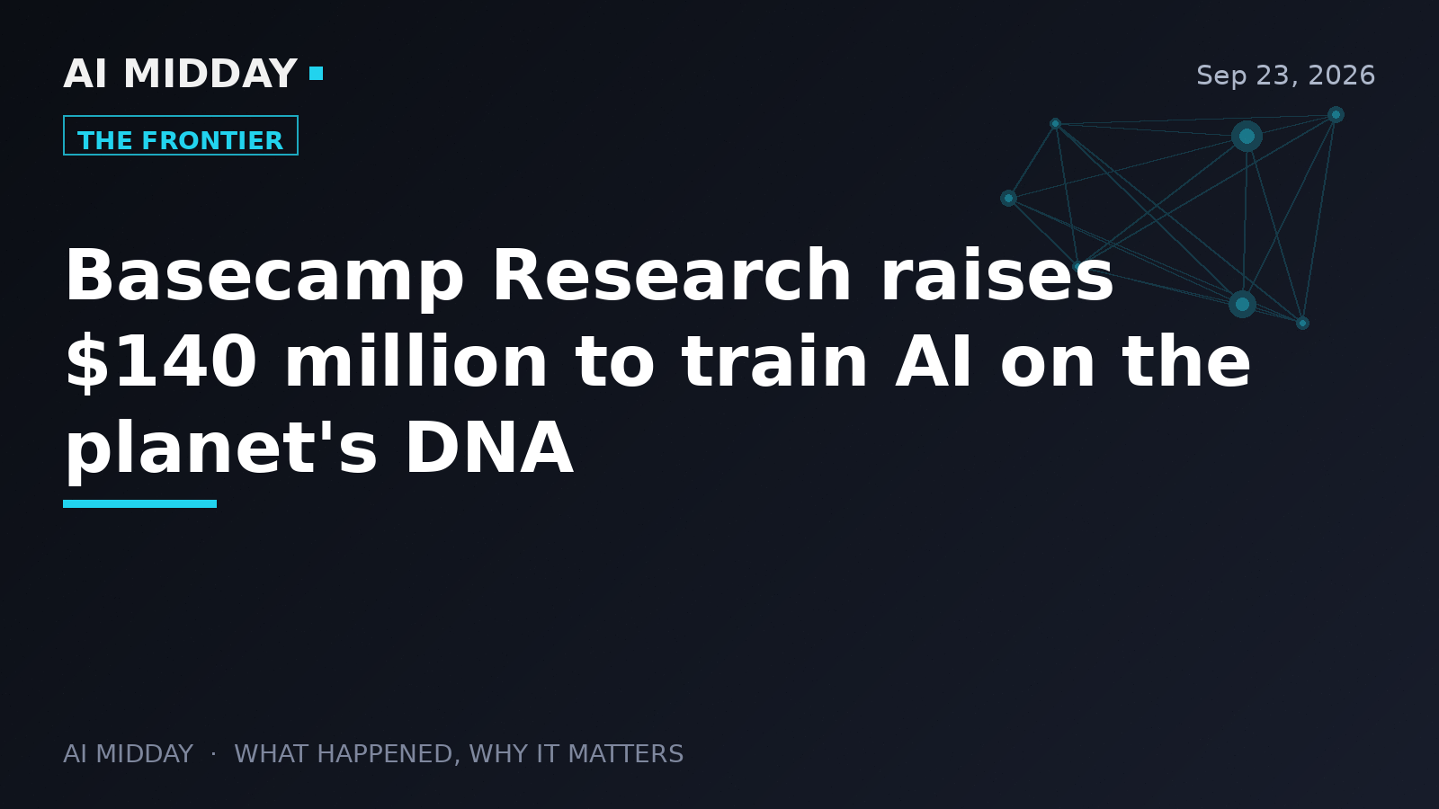 Basecamp Research raises $140 million to train AI on the planet's DNA