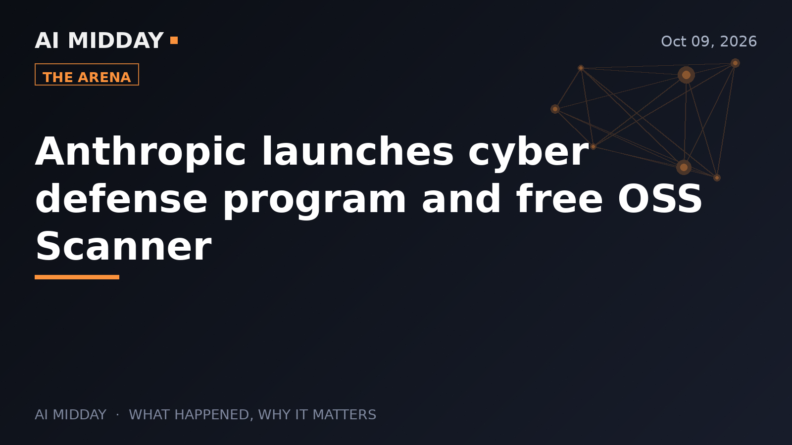 Anthropic launches cyber defense program and free OSS Scanner