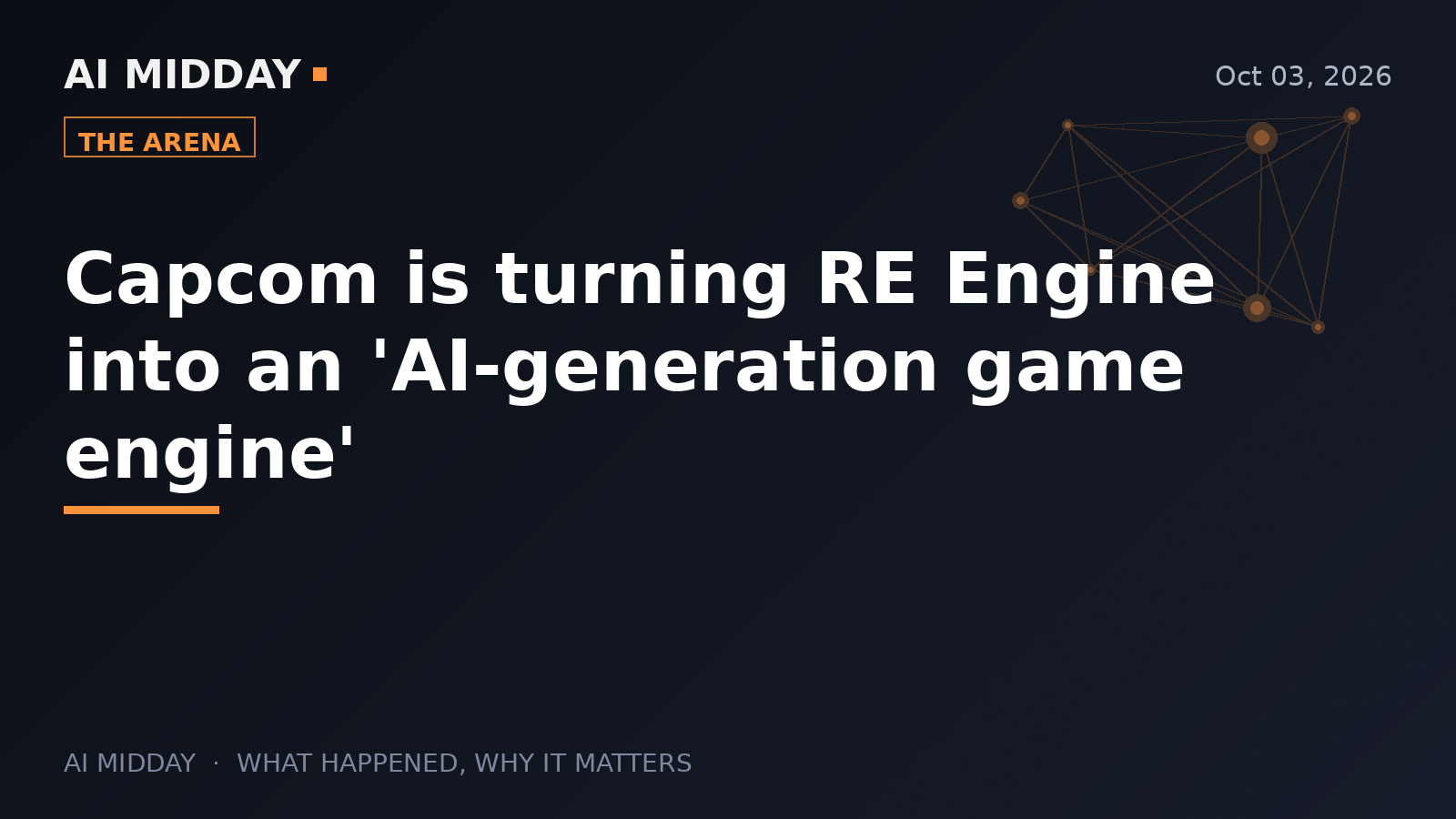 Capcom is turning RE Engine into an 'AI-generation game engine'